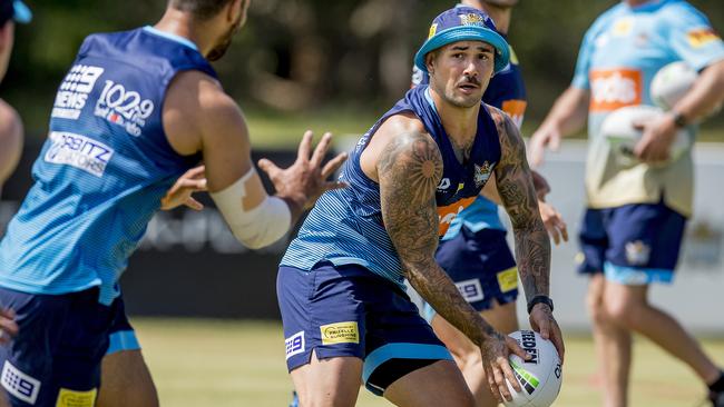 Nathan Peats hasn’t been at his Origin best at the Titans. Picture: Jerad Williams