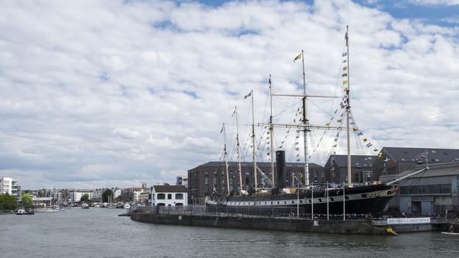 A floating museum, the SS Great Britain in the docks at Bristol, where the Being Brunel museum opened in May 2018.