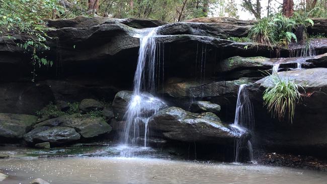 A little oasis in Sydney suburbia — Balaka Falls. Picture: Stacy Thomas