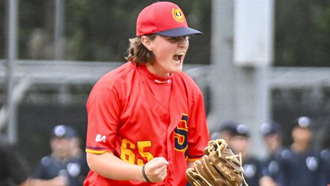 Up and coming SA star Connor Yeatman. Picture: Baseball Australia