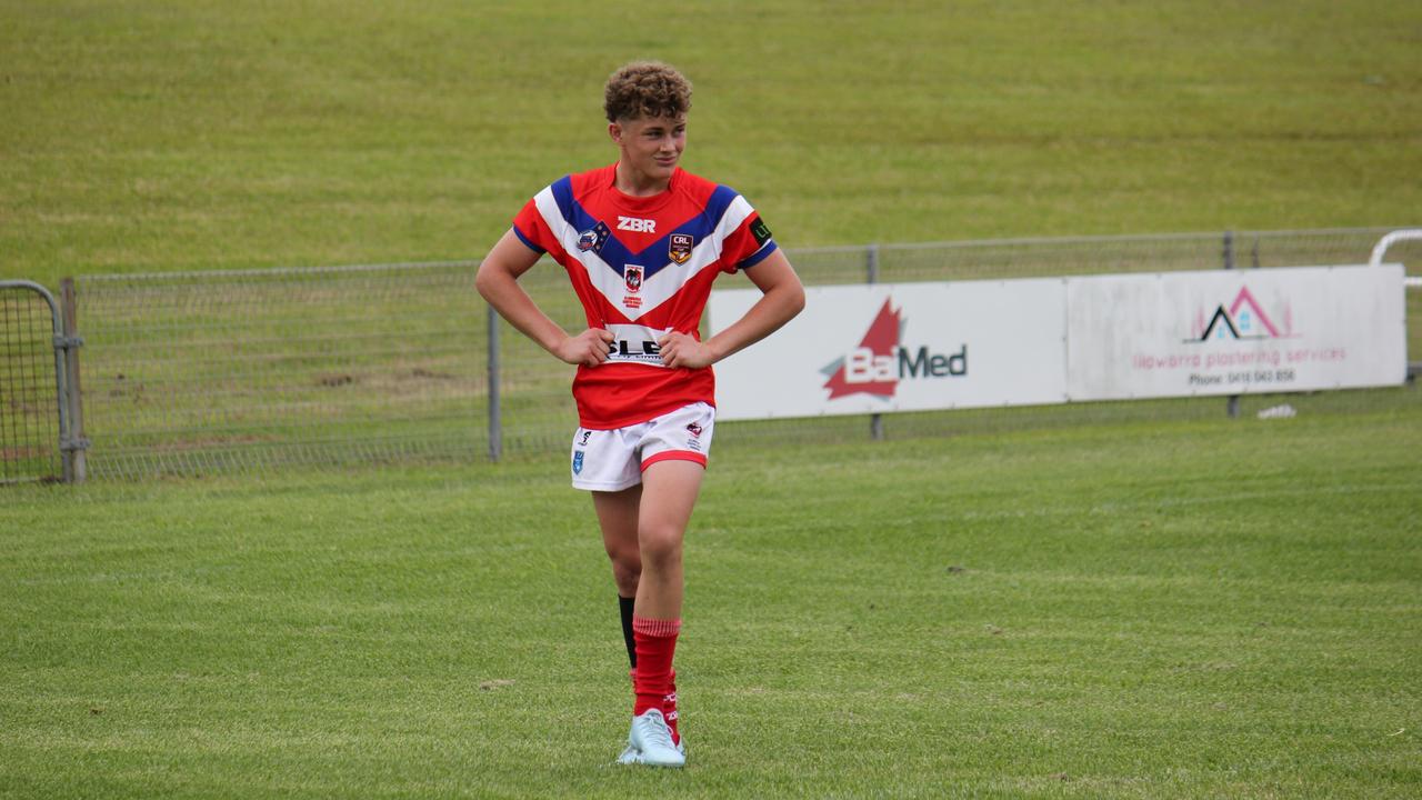 Jack Goulder of the Illawarra South Coast Dragons Andrew Johns Cup team. Picture: Kevin Merrigan