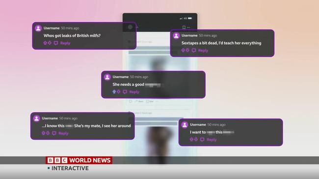 An example of Reddit group comments. Picture: BBC/Flash.