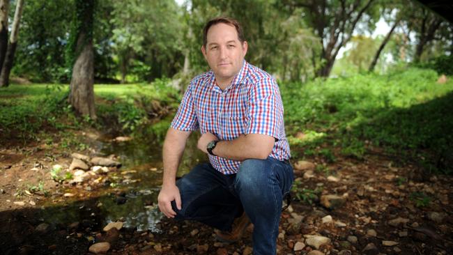 Following a spate of recent fatal accidents, Richard Franklin, professor of public health at JCU, is warning of the drowning danger posed by waterfalls as people flock outdoors and look to cool off over the Australia Day long weekend. Picture: Alix Sweeney