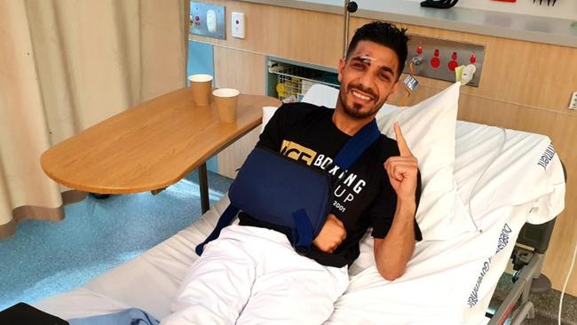 Billy Dib is on the mend after his wild fight against Jacob Ng.