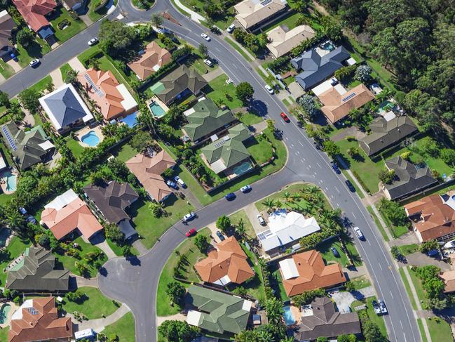 Generic photo of Australian suburban houses / suburbia