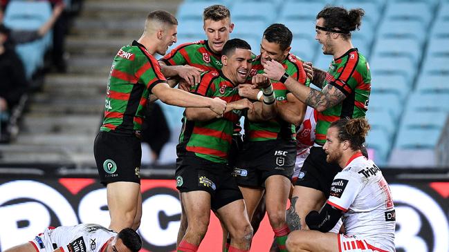 Cody Walker starred in the Rabbitohs’ victory. Picture: Dan Himbrechts