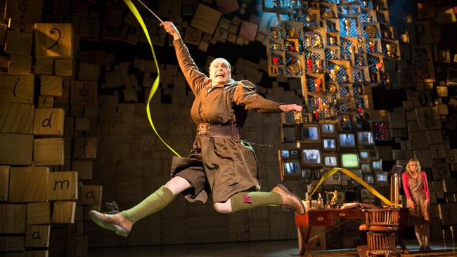 David Leonard as The Trunchbull in the London production of Matilda The Musical.