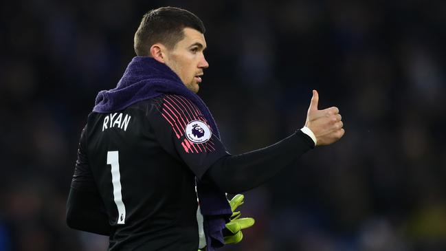 Aussie keeper Mat Ryan was helpless as Chelsea's front three flexed their muscles.