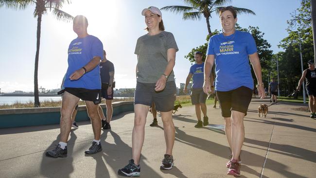 Opposition Leader Deb Frecklington and LNP candidates in Townsville on Friday. Picture: NCA NewsWire / Sarah Marshall