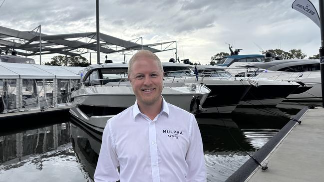 Mulpha Events head of events, Corey Rattray-Wood. Sanctuary Cove Boat Show 2025. Picture: Jacklyn O'Brien.