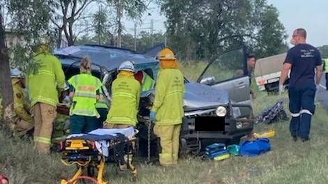 Tam Dixon Frewin died in a Peak Downs Highway crash while transporting a patient from Mackay to Clermont. Another woman was flown to hospital with serious injuries. Picture: Contributed