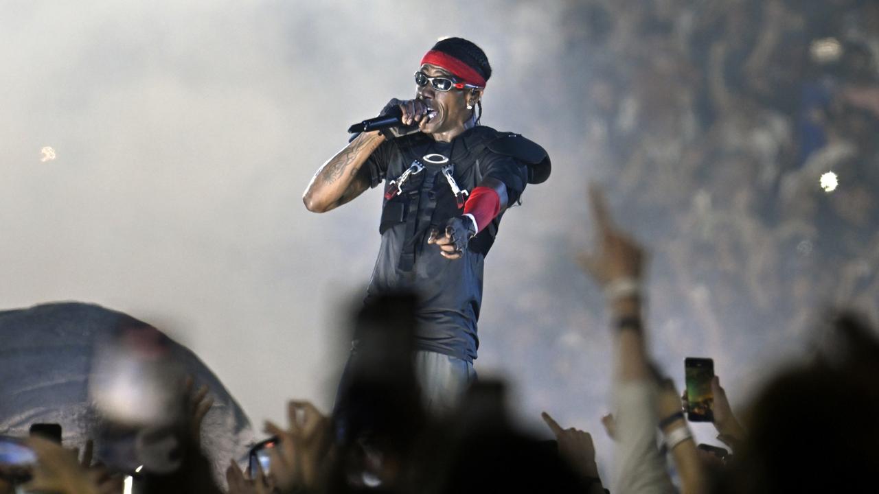 Travis Scott is brining his sell out world tour to Australia. Photo: Gareth Cattermole/Getty Images for Live Nation