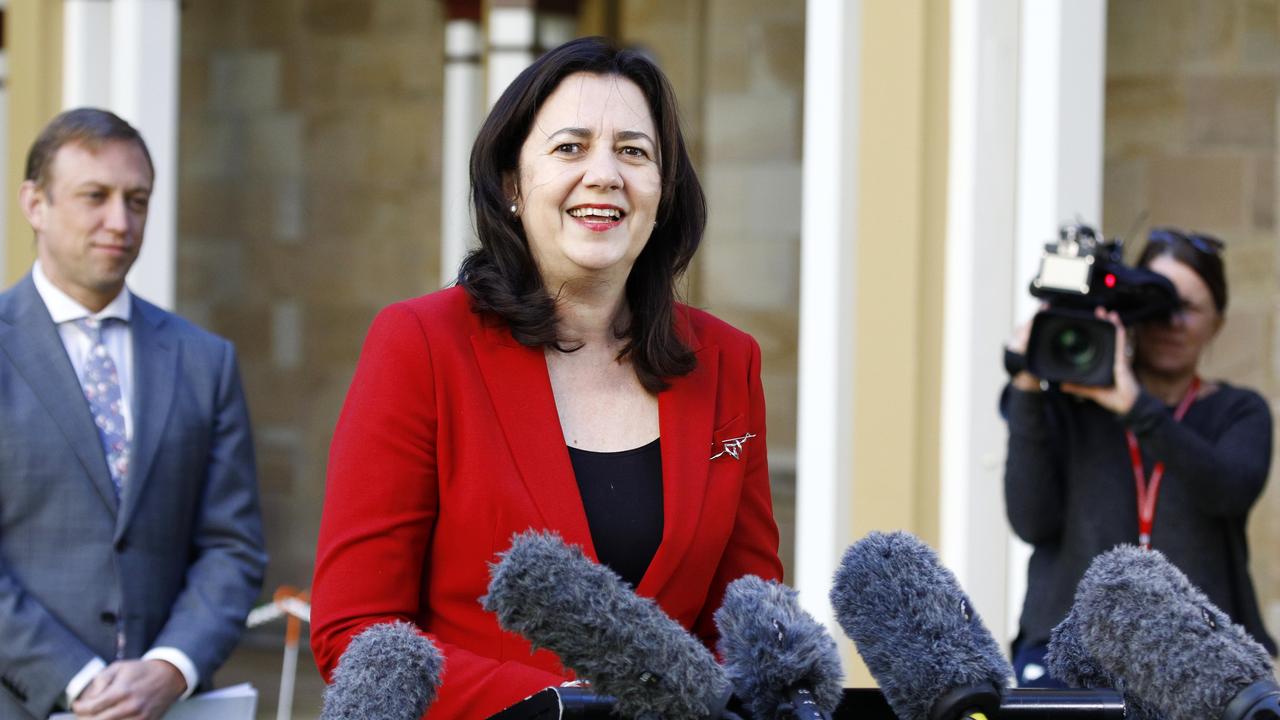 Queensland Premier Annastacia Palaszczuk said the Prime Minister should stop ‘singling out’ Queensland’s strict border measures. Picture: NCA NewsWire/Tertius Pickard