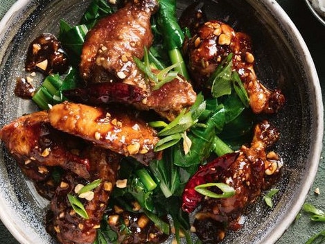 Kung pao chicken wings.