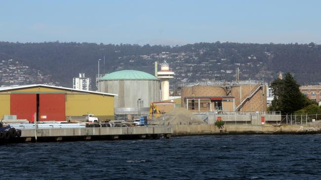 The sewerage works at Macquarie Point.