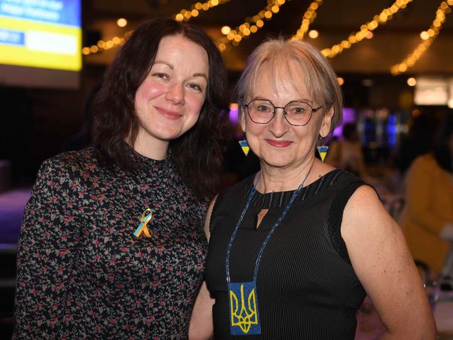 Yaryna Kholodenko and Diane Howarth. Picture: Naomi Jellicoe