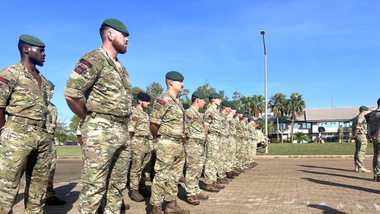 Troops of 40 Commando, Royal Marines. Picture: Harry Brill