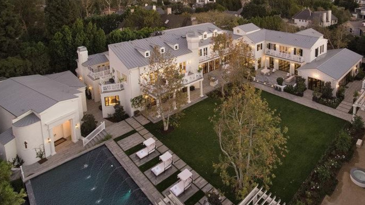 James Packer's new $80 million Los Angeles mansion will be his permanent base. Picture: Joe Bryant.