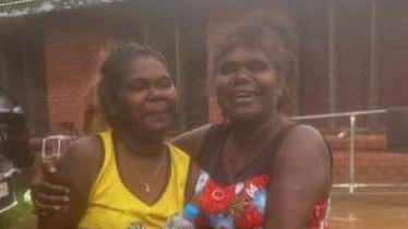 Sharon Wayiwayi Yunupingu reunited with family after she went missing on Tuesday night. Picture: Supplied