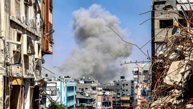 Israel in recent days sent forces back into Jabalia, in northern Gaza, to clear it of Hamas fighters. Picture: AFP