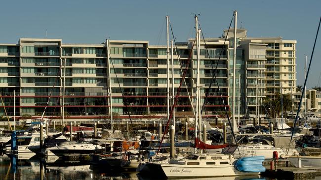 Apartments at the Breakwater Marina in Townsville. Picture: Evan Morgan