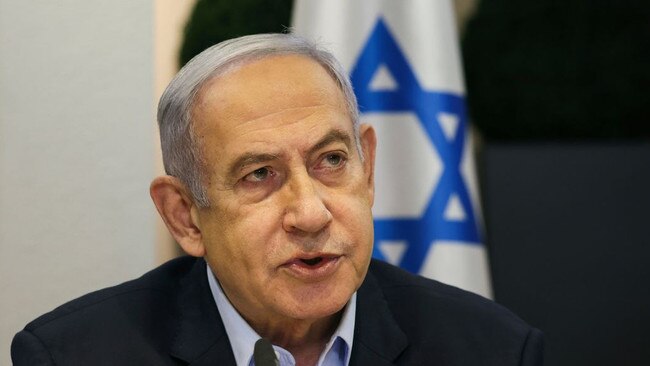 Benjamin Netanyahu said Israel’s response to Iran would be ‘sensible and not something irresponsible'. Picture: Press Pool/Shutterstock/WSJ