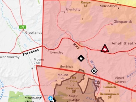 Evacuation orders have been issued for multiple areas