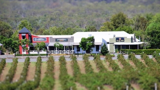 Dusty Hill Wines at Moffatdale just west of Gympie