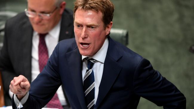 Attorney-General Christian Porter during Question Time today. Picture: Getty Images