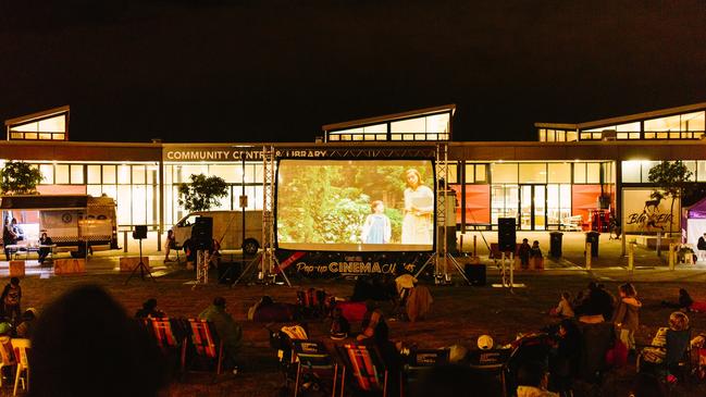 The facilities are regularly used to host community events, including pop-up move screenings.