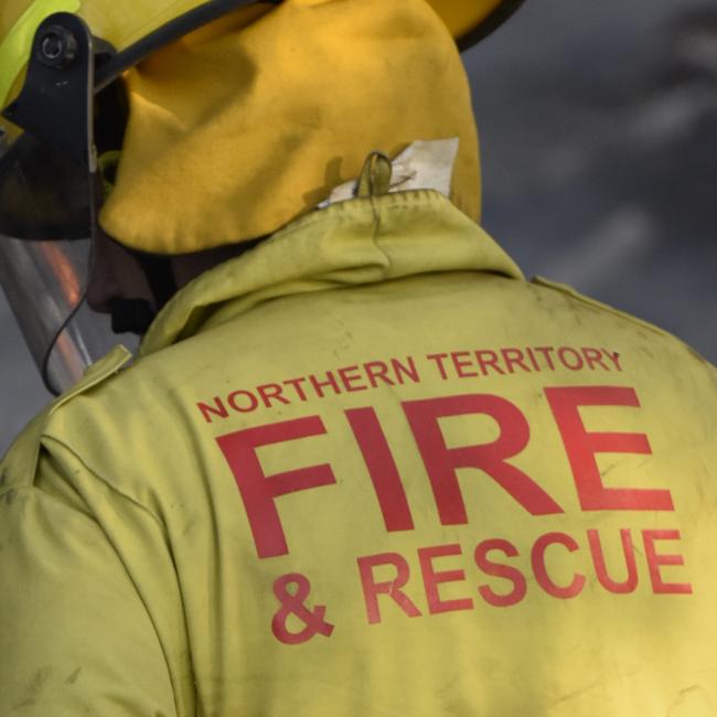 A generic image of a NT Firefighter at a blaze. Picture: (A) manda Parkinson.