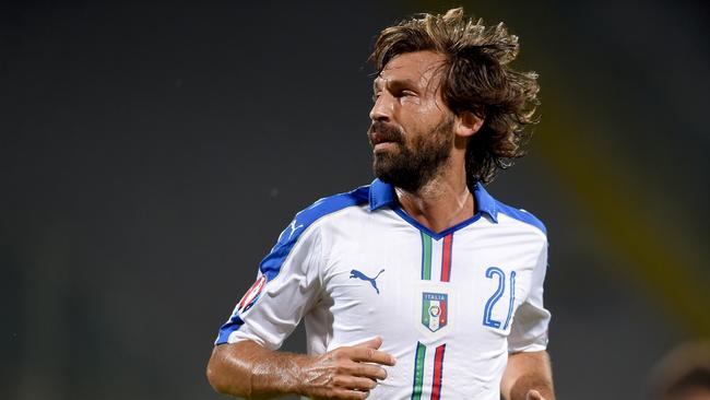 Italian great Andrea Pirlo. Picture: Getty Images