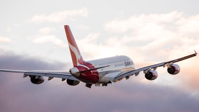 New planes on their way ... Qantas will order eight new Dreamliners to replace the ageing 747s. A380s (pictured) will remain in the fleet for now. Picture: Supplied by Qantas