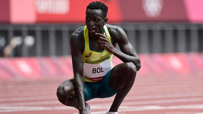 New Australian 800m record holder Peter Bol. Picture: AFP