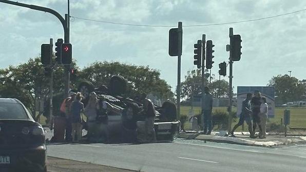 The crash scene on Takalvan St.