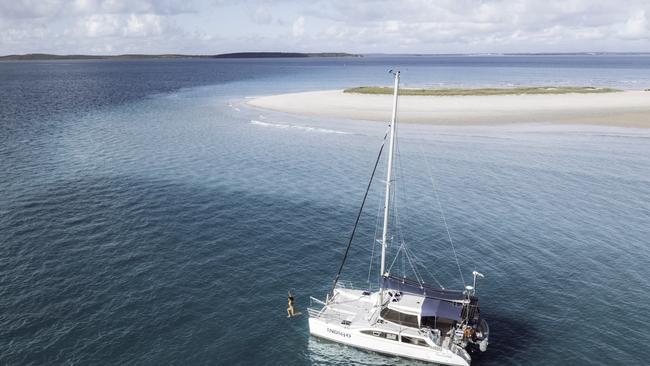 Fraser Island Boat Charters off K'Gari in QLD. Picture: TEQ