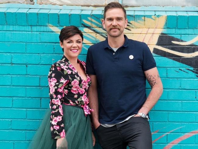 2DayFM’s breakfast duo Em Rusciano and Harley Breen will remain in their slot despite failing to increase their listeners. Picture: Supplied