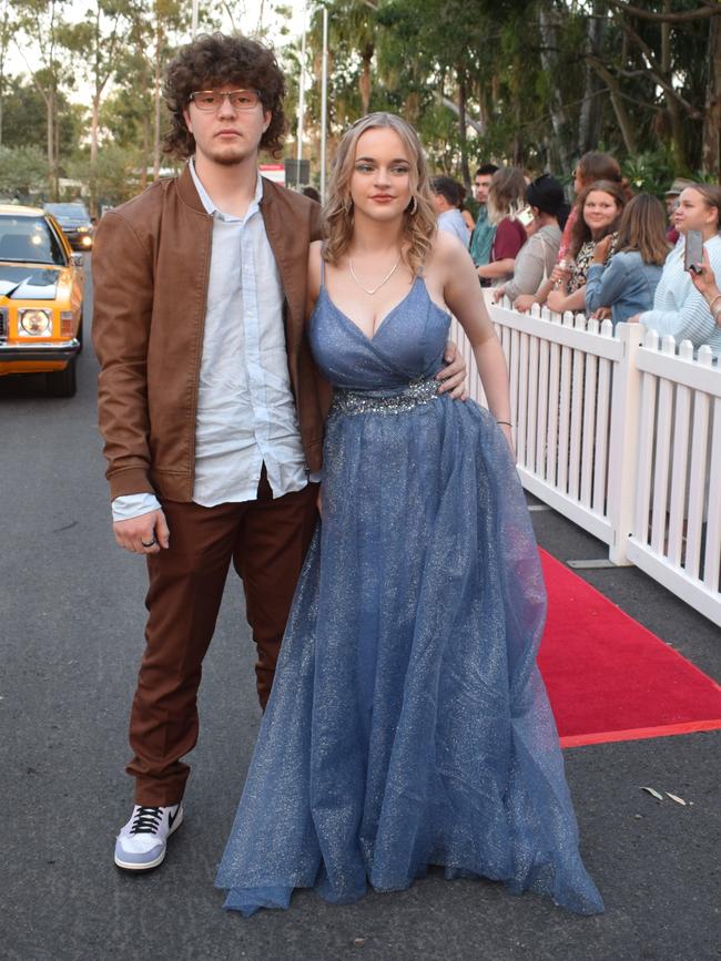Connor Bougoure and Rachel Bannah at the North Rockhampton High School Formal 2023.