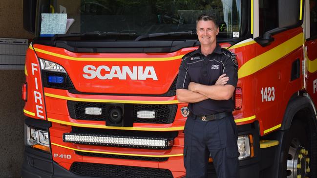 South Townsville Fire and Rescue Service station manager Brett Ackland spent Christmas at work. Picture: Holly Fishlock.