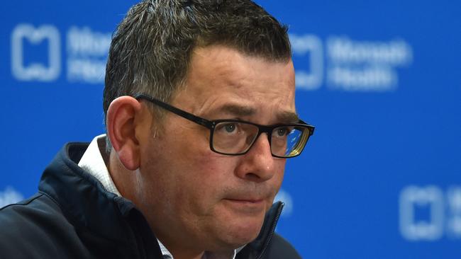 Daniel Andrews says he believes it’s ‘highly unlikely’ the Adult Parole Board will consider another parole application from Denyer. Picture: Nicki Connolly