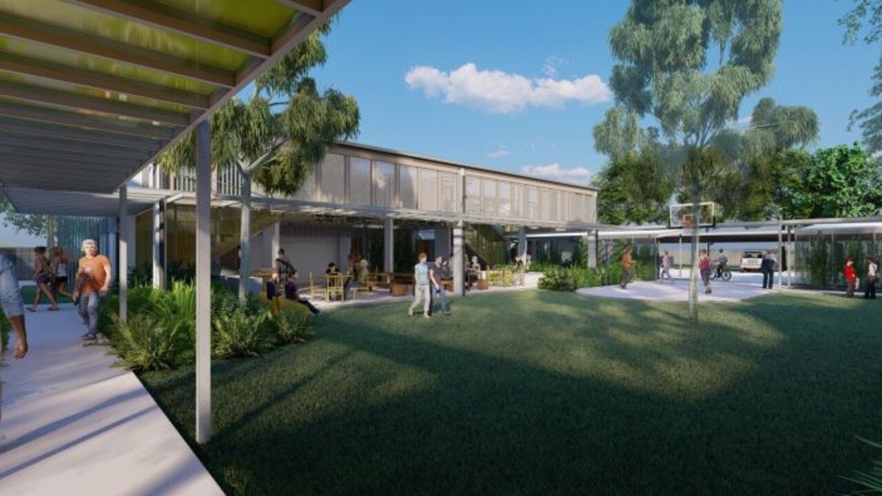 Artist's rendition of the 40-unit Gulliver Youth Foyer, designed by Townsville firm Counterpoint Architecture.