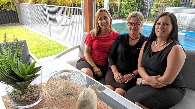 THE PEOPLE HAVE SPOKEN: Owner Kim Underwood, colour consultant Annelise Collins and new home consultant Michelle Smith welcomed the accolade. Picture: Noor Gillani