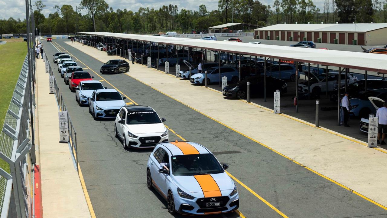 Matt Whitlock’s i30 N leads the N Festival line-up at Queensland Raceway.