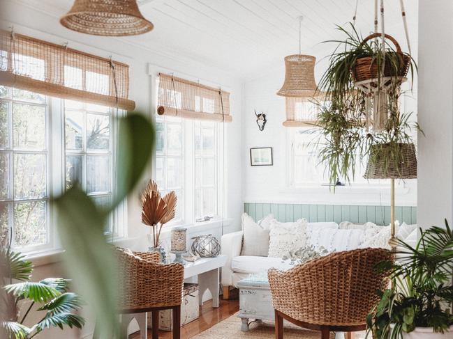 The sunroom/second living area are Townhouse & Loft. Picture: Melanie Kate