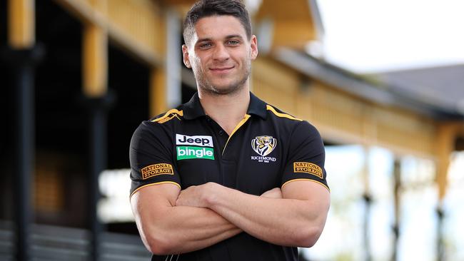 Richmond’s on and off-field apparel will be supplied by PUMA from 2017 after former apparel partner BLK went into receivership. Picture: Alex Coppel