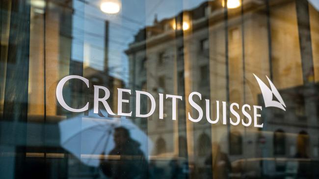 It’s unclear what will come of Credit Suisse’s branding after UBS acquired the bank in March 2023. (Photo by Fabrice COFFRINI / AFP)