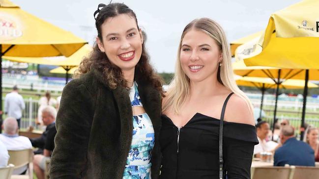 Jaime Williams and Lauren Brown at Melbourne Cup Race Day, Caloundra. Picture: Patrick Woods.