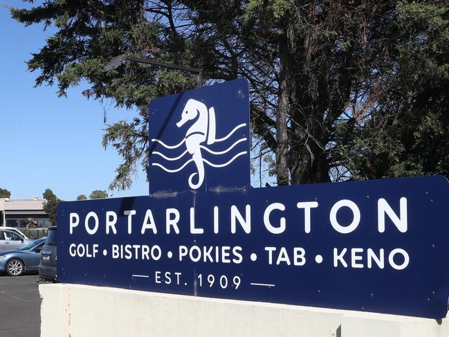 Portarlington Golf Club on Victoria’s Bellarine Peninsula where a man was hit with a golf ball while playing. Picture: David Crosling