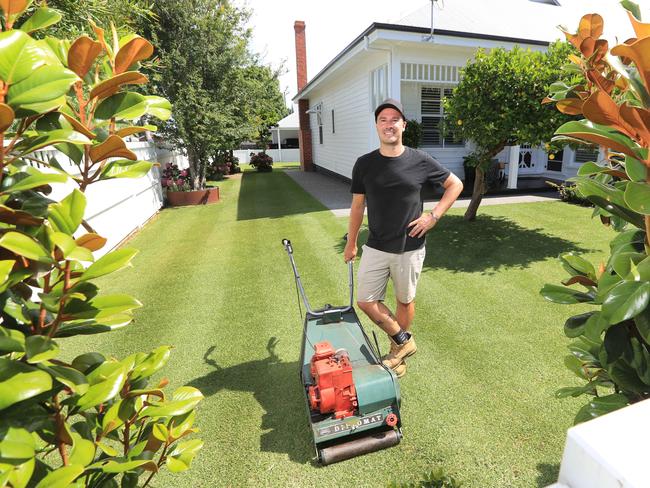 Geelong lawn enthusiast Ricky Forte. Picture: Mark Wilson