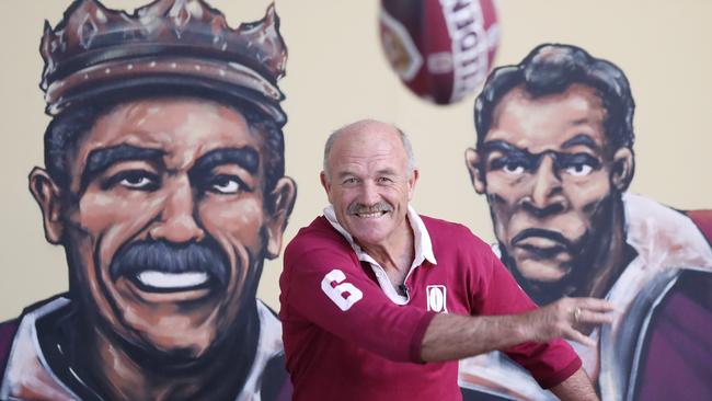 Wally Lewis was at pains to say he wouldn’t sue the NRL but he is lucky enough not to need the compensation as much as other ex-footballers. Picture: News Corp